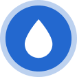 CBD icon showing a cbd droplet