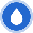 CBD icon showing a cbd droplet