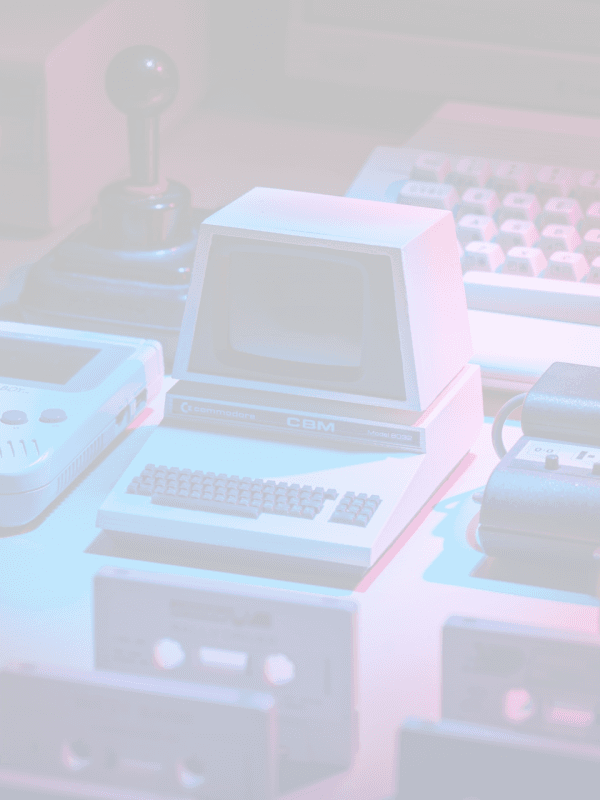 Background images of computer monitors running code