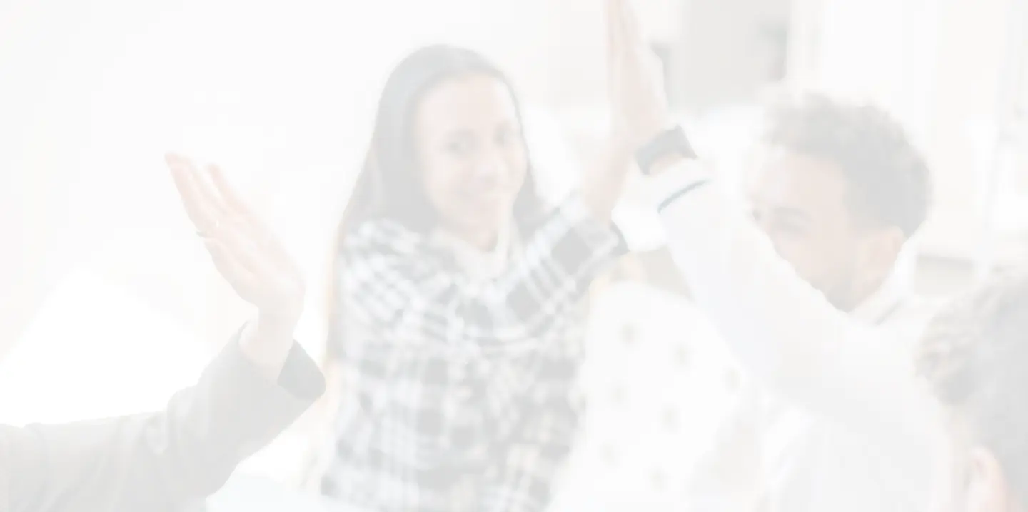 Background image of people high fiving