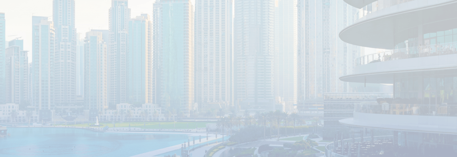 Background image of skyscrapers