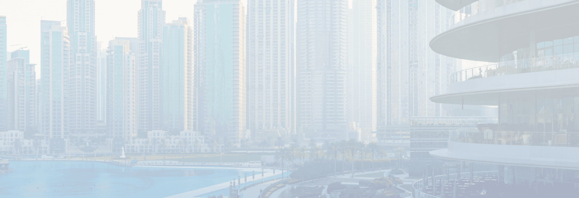 Background image of skyscrapers