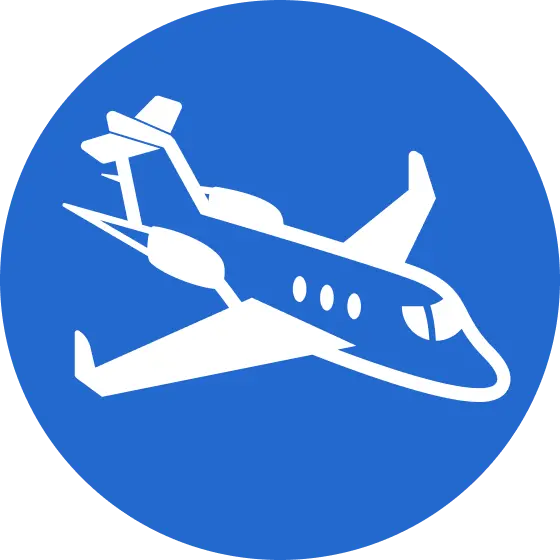 Logo image of an airplane.